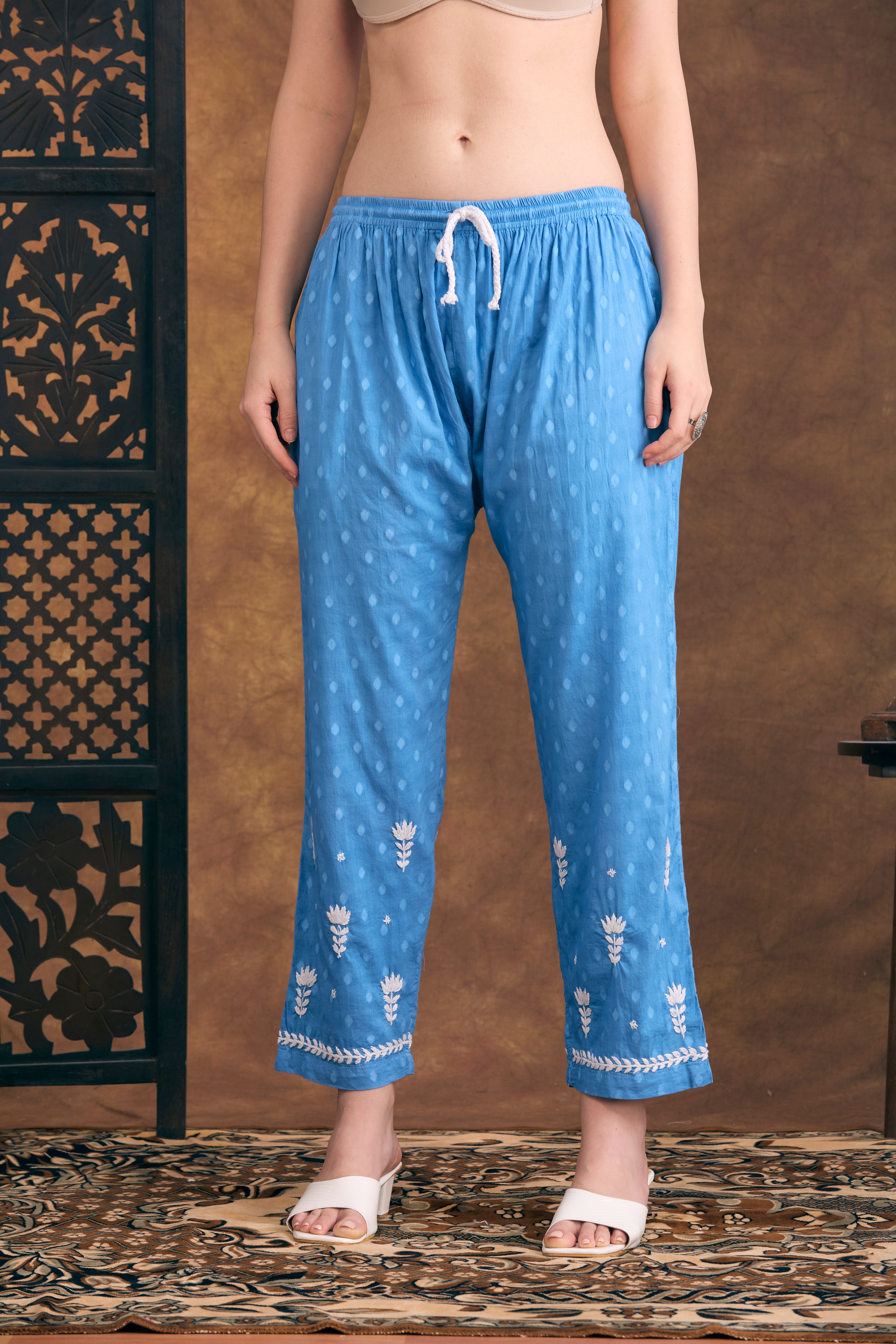 Saira Ombre Chikankari Cotton Coord Set